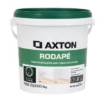 Argamassa para Correção de Rodapé Impermeabilizante Axton Rodapé e Parede 4kg Branco