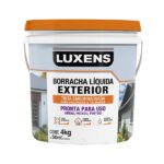 Tinta Emborrachada Fosco Standard Externo Crômio 4Kg Luxens