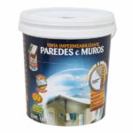 Tinta Impermeabilizante Paredes e Muros Acetinado Elefante 18L Hydronorth