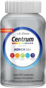 Centrum Homem 50 Mais Multivitaminico, com Vitamina D, Vitamina B12, Calcio e Magnesio, 150 Comprimidos