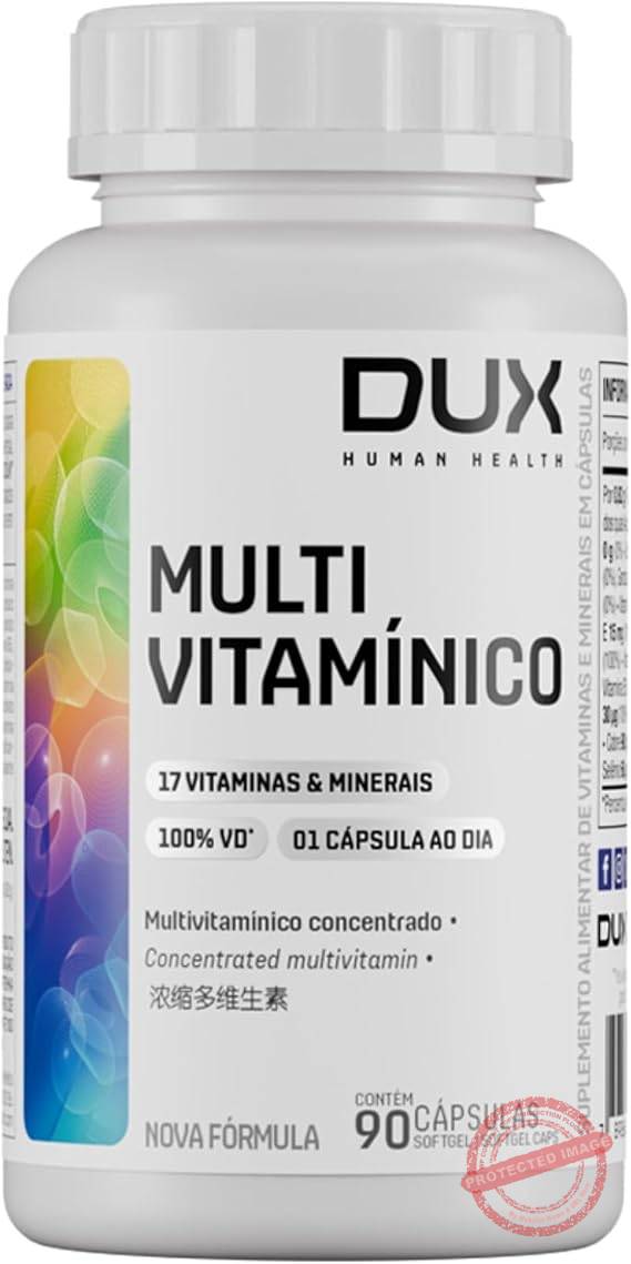 Dux Nutrition Multivitamínico - Pote 90 Cápsulas Dux Nutrition Multivitamínico - Pote 90 Cápsulas - Imagem 1