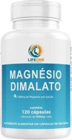 Magnesio Dimalato 120 Cápsulas Life One