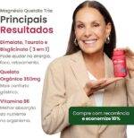 Magnésio Quelato Trio, Dimalato, Bisglicinato e Taurato com Vitamina B6 350mg Vhita 60 Cápsulas - Imagem 3