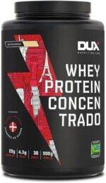 Whey Protein Concentrado Sabores do Mundo Butter Cookies Dinamarca 900g - 20g de Proteínas por Porção - Suplementos Naturais, Suplementação Treino Academia, Ganho Muscular - DUX HUMAN HEALTH
