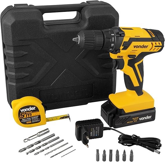 Parafusadeira-e-Furadeira-Vonder-12-V.jpg Parafusadeira e Furadeira Vonder 12 V - Imagem 1