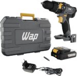 WAP Parafusadeira e Furadeira com Impacto à Bateria 3/8" 21V K21-ID01, com Maleta Organizadora, Torque 21 Níveis, Bivolt